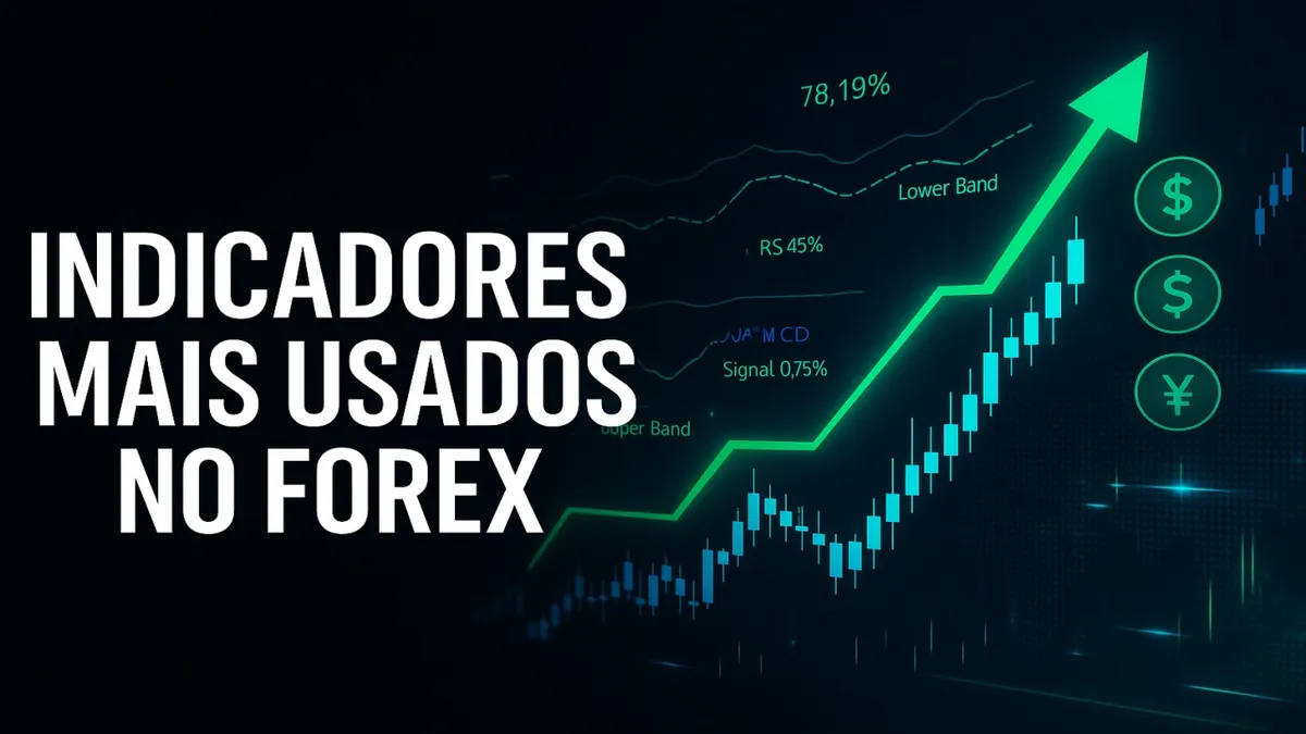 Capa do artigo “Os indicadores mais usados no forex (e como utilizar cada um)”