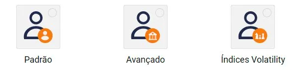 Tipos de Contas Binary.com